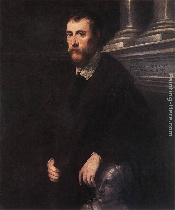 Portrait of Giovanni Paolo Cornaro painting - Jacopo Robusti Tintoretto Portrait of Giovanni Paolo Cornaro art painting